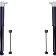 Rear Complete Shocks & Links For GLC300 2016 2017 2022 W/ Standard Suspension