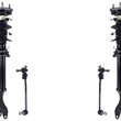 Front Struts & Links For Mercedes Benz C300 2015-2020 4Matic W/O Airmatic Susp