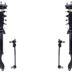 Front Struts & Links For Mercedes Benz C300 2015-2020 4Matic W/O Airmatic Susp