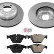 Front Disc Brake Rotors Metallic Disc Brake Pads For BMW Z4 35is 35IS 2011-2016