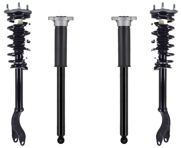 Front Struts & Rear Shocks For C300 2015-2020 4Matic Sedan W/O Airmatic Susp
