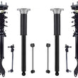 Front Struts Rear Shocks & Links For C300 15-20 4Matic Sedan W/O Airmatic Susp
