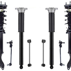 Front Struts Rear Shocks & Links For C300 15-20 4Matic Sedan W/O Airmatic Susp