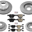 F & R Disc Brake Rotors Metallic Disc Brake Pads For BMW Z4 35is 35IS 2011-2016