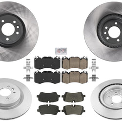 Front & Rear Brake Rotors Pads For Range Rover 2013-2021 W/ Brembo Supercharged