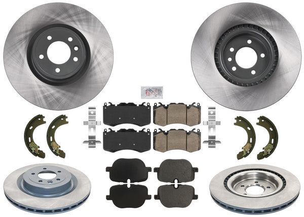 Disc Brake Rotors & Brake Pads For Range Rover Sport 2010-2013 Supercharged