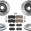 380MM 365MM Disc Brake Rotors Disc Brake Pad For Land Rover Defender 110 20-22