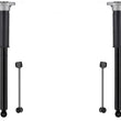Rear Complete Shocks & Links For Mercedes Benz C300 15-2022 W/ Sport Suspension