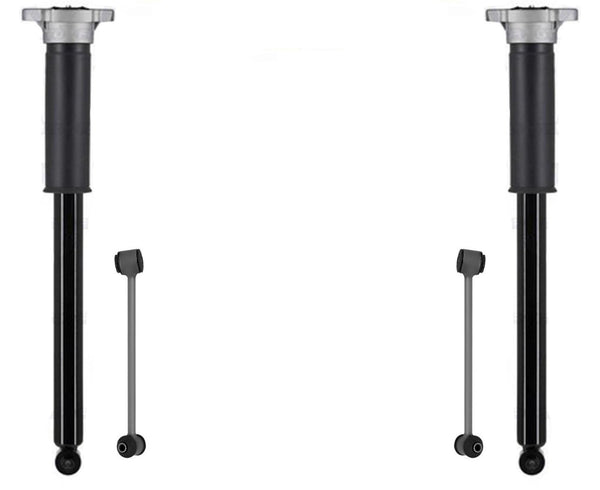 Rear Complete Shocks & Links For Mercedes Benz C300 15-2022 W/ Sport Suspension