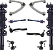 Struts Control Arms Tie Rods & Links For Infiniti Q50 2014-2021 W/O Sport Susp