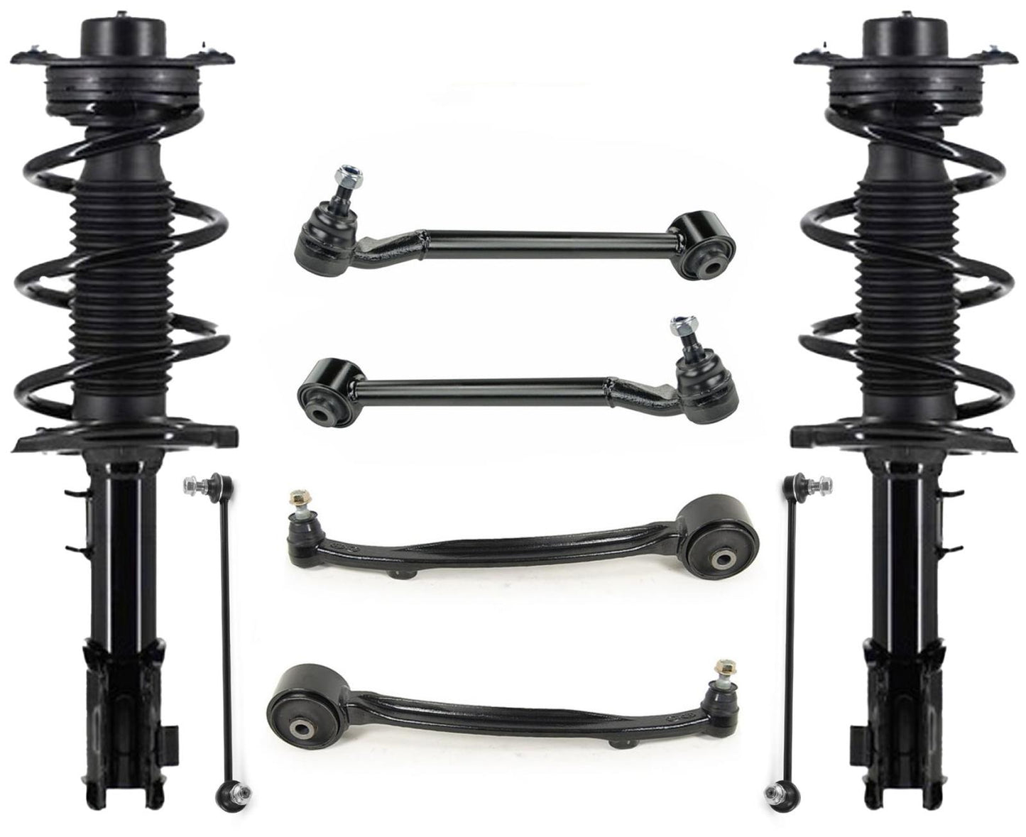 Struts Lower Arms Tie Rods & Links For Genesis Coupe 2010-2014 W/O Brmbo Brakes - Photo 1