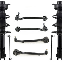Front Struts Lower Arms & Links For Genesis Coupe 2010-2014 W/O Brmbo Brakes