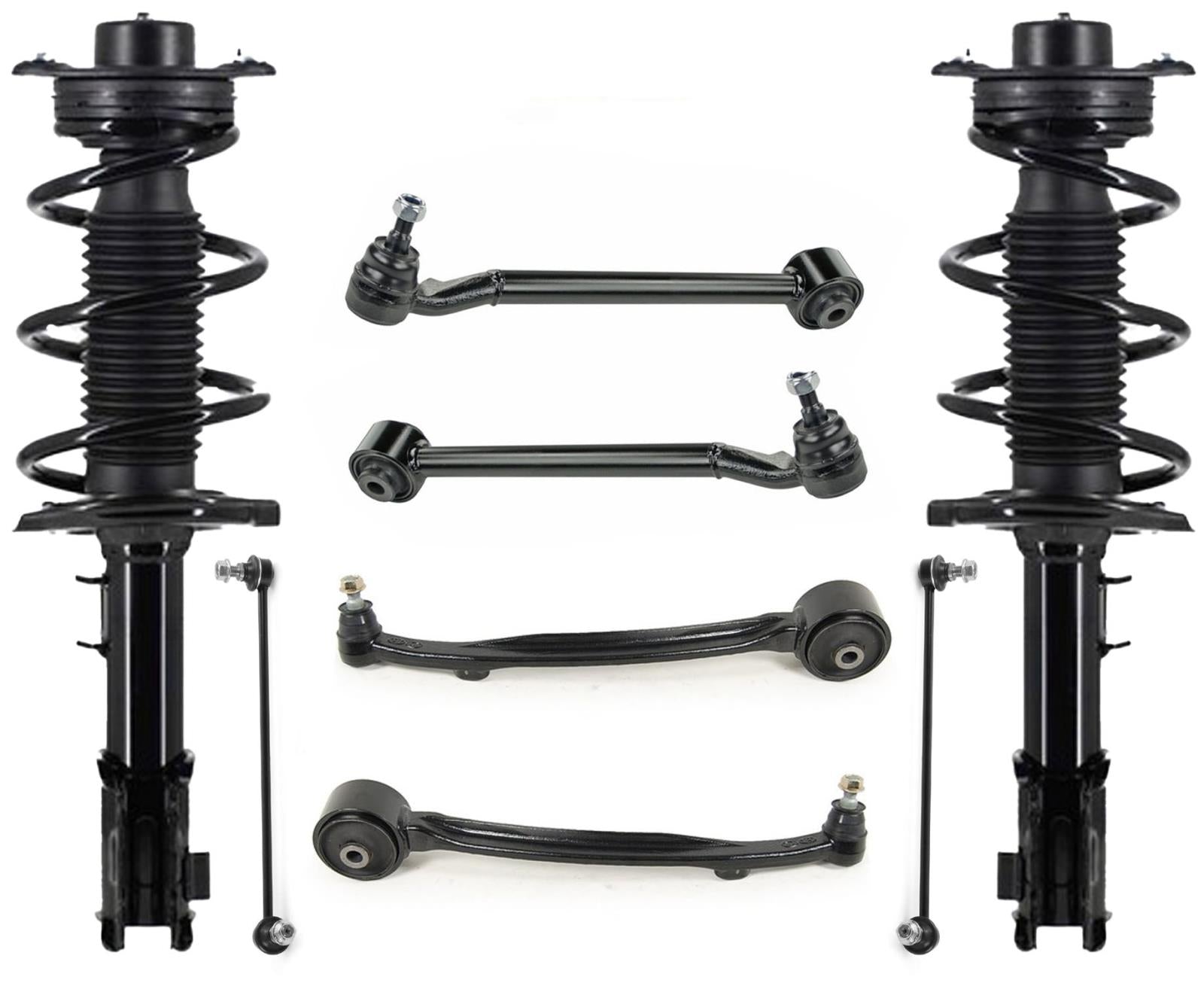 Front Struts Lower Arms & Links For Genesis Coupe 2010-2014 W/O Brmbo Brakes - Photo 1