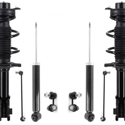 Front Struts Rear Shocks & Links For Genesis Coupe 2010-2016 W/O Brmbo Brakes