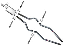 97 a 01 Ford F150 F250 BIG DADDY Sistema dual doblado con mandril con silenciador Dynomax