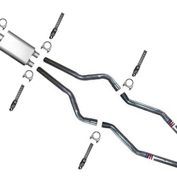 Fits 94-1997 Dodge Ram Pick Up 1500 BIG DADDY Performance Dual Exhaust Pipes