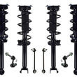 Front & Rear Struts & Links For Infiniti Q60 2017-2018 Sport Rear Wheel Drive