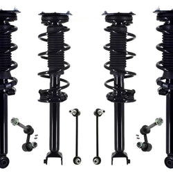 Front & Rear Struts & Links For Infiniti Q60 2017-2018 Sport Rear Wheel Drive