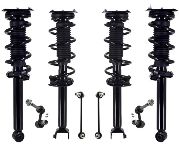 Front & Rear Struts & Links For Infiniti Q60 2017-2018 Sport Rear Wheel Drive
