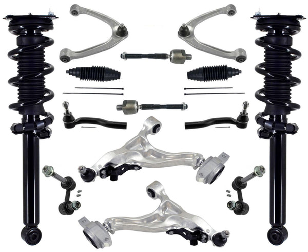 Front Struts Control Arms Tie Rods & Links For Q60 17-18 Sport Rear Wheel Drive