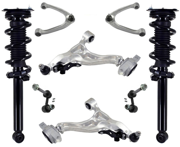 Front Struts Control Arms & Links For Infiniti Q60 17-18 Sport Rear Wheel Drive