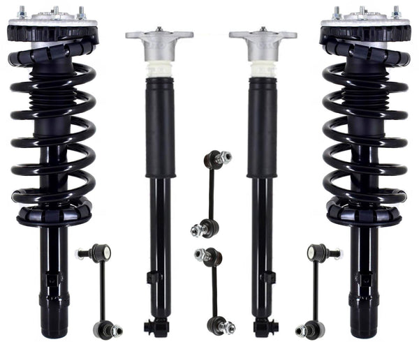 Front Struts Rear Shocks & Links For Hyundai Genesis 2015-2016 All Wheel Drive