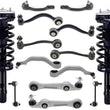 Front Struts Control Arms Tie Rods & Links For G80 3.8L 2017 All Wheel Drive
