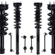 Front & Rear Complete Struts & Links For Tesla S 2014-2016 All Wheel Drive