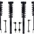 Front & Rear Complete Struts & Links For Tesla S 2012-2016 Rear Wheel Drive
