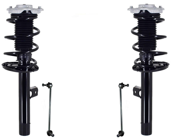 Front Struts & Links For Mercedes Benz GLA250 2021-2024 W/ Comfort Suspension