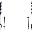 Front Struts Control Arms Tie Rods & Links For GLE350 20-23 W/O Air Suspension