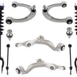 Front Struts Control Arms Tie Rods & Links For GLE350 20-23 W/O Air Suspension