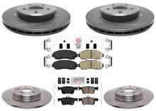 Coated Disc Brake Rotors Ceramic Brake Pads for Acura TLX SH-AWD 2021-2025 2.0L
