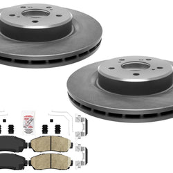 Ft Coated Disc Brake Rotors Ceramic Brake Pads for Acura TLX SH-AWD 21-25 2.0L