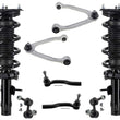 Front Struts Upper Arms Links & Tie Rods For Q70 2014-2017 All Wheel Drive