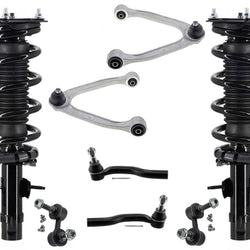 Front Struts Upper Arms Links & Tie Rods For Q70 2014-2017 All Wheel Drive
