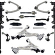 Front Struts Control Arms Tie Rods & Links For Q50 2014 2015 Rear Wheel Drive