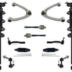 Front Struts Upper Control Arms Tie Rods & Links For Q50 14 15 Rear Wheel Drive