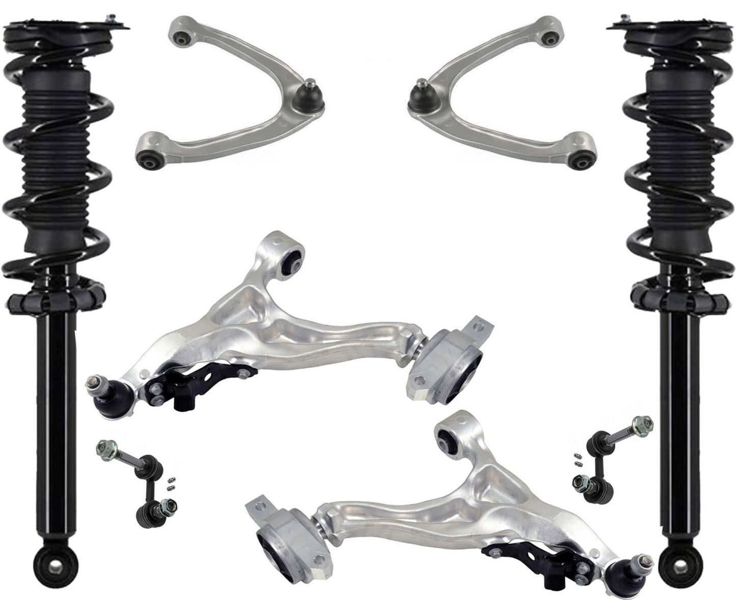 Front Struts Arms & Links For Q50 2020-2024 Rear Wheel Drive W/O Sprt Suspension