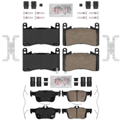 Front & Rear Ceramic Disc Brake Pads for Acura TLX Type S 2021 2023 2025 3.0L