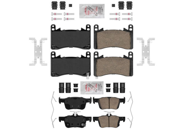 Front & Rear Ceramic Disc Brake Pads for Acura TLX Type S 2021 2023 2025 3.0L