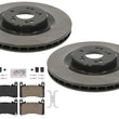 Front Coated Disc Brake Rotors & Ceramic Pads for Acura TLX Type S 3.0 2021-25