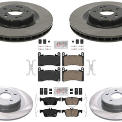 Coated Disc Brake Rotors Ceramic Brake Pads for Acura TLX Type S 3.0L 2021-2025