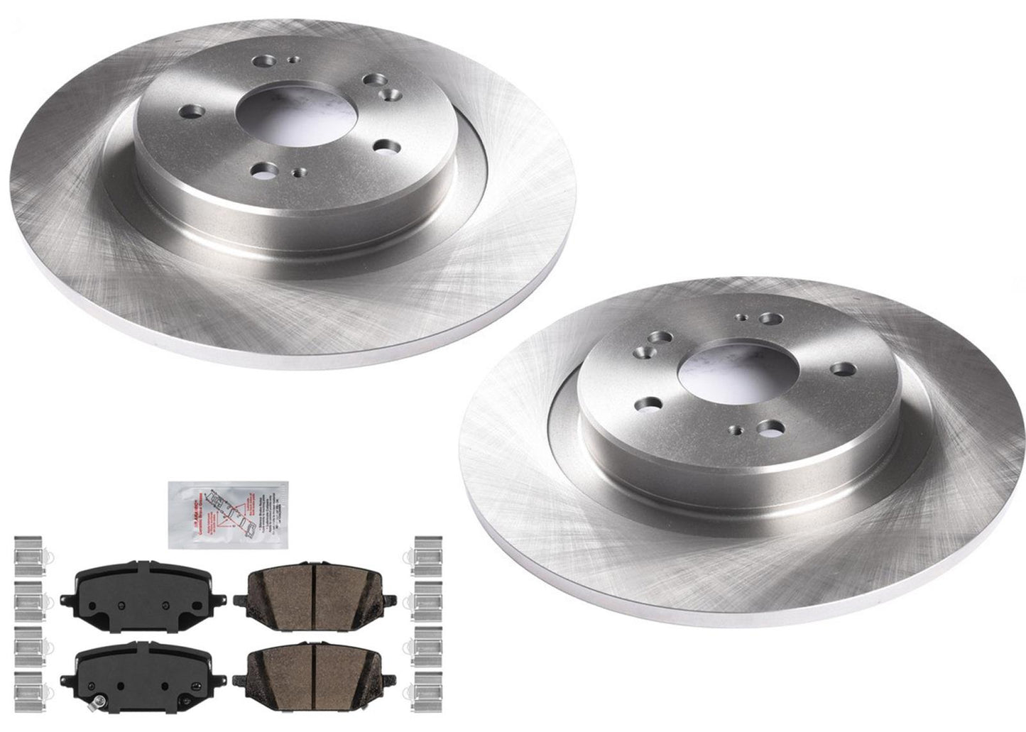 Rear Coated Disc Brake Rotors Ceramic Brake Pads for Acura MDX 2022 2023 2025