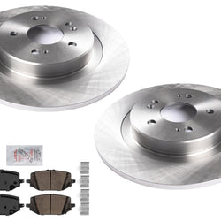 Rear Coated Disc Brake Rotors Ceramic Brake Pads for Acura MDX 2022 2023 2025