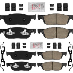 Front & Rear Ceramic Disc Brake Pads for Acura MDX 3.5L SH-AWD 2022-2025