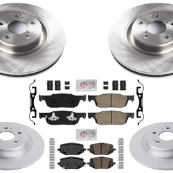 Coated Disc Brake Rotors Ceramic Brake Pads for Acura MDX 3.5L SH-AWD 2022-2025