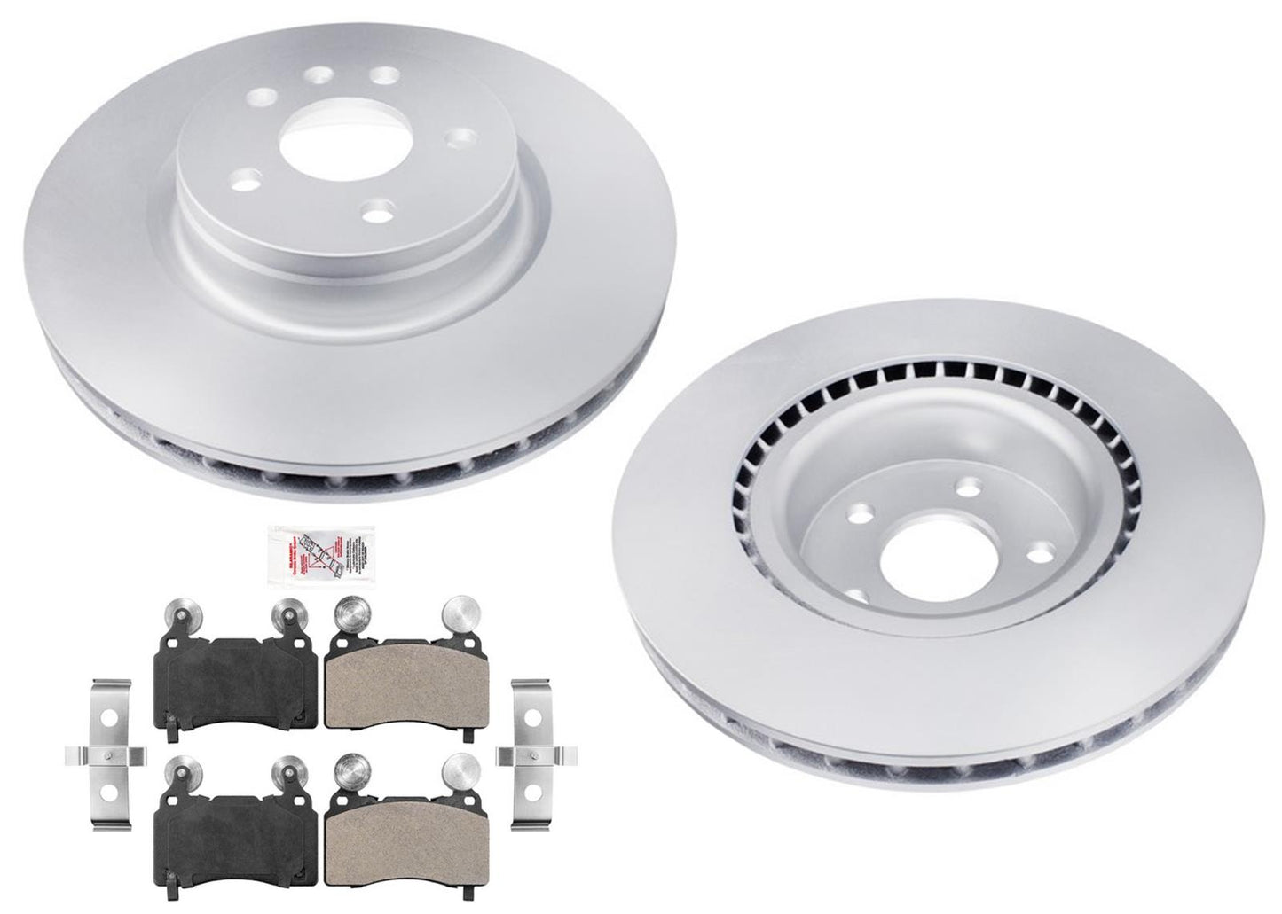 Front Coated Disc Brake Rotors Disc Brake Pads for Tesla S 2012 2013 2014 2015