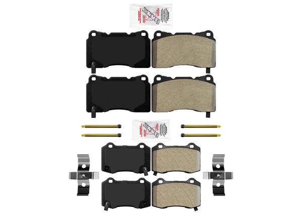 Front & Rear Semi Metallic Disc Brake Pads for Tesla S 2017 2018 2019 2020