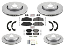 Coated Disc Rotors Brake Pad Set for Dodge Durango Police Special Service 21-25